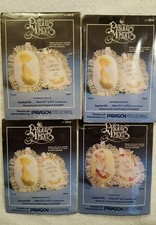4 New Paragon Precious Moments Sachet Kits 2012, 201 Needlepoint Needlecraft