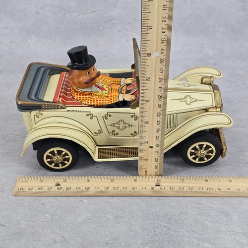 Rare Vintage 60`s Japan Alps Tin Car A-5008 Battery Operated Tested and Works! - Picture 15 of 19