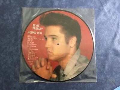 Elvis Presley LP Hound Dog mit Farbbildern auf beiden Seiten,neu und unbespielt