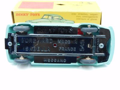 DINKY TOYS -549- COUPE BORGWARD ''ISABELLA'' - GRIGIO -MECCANO FRANCE- – Lino Mollo Numismatica Filatelia Antichità