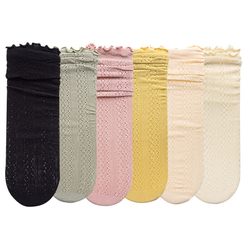 APL Calze lunghe ciabatte calze alla caviglia calze a rete sottili calze da donna alla moda ▽