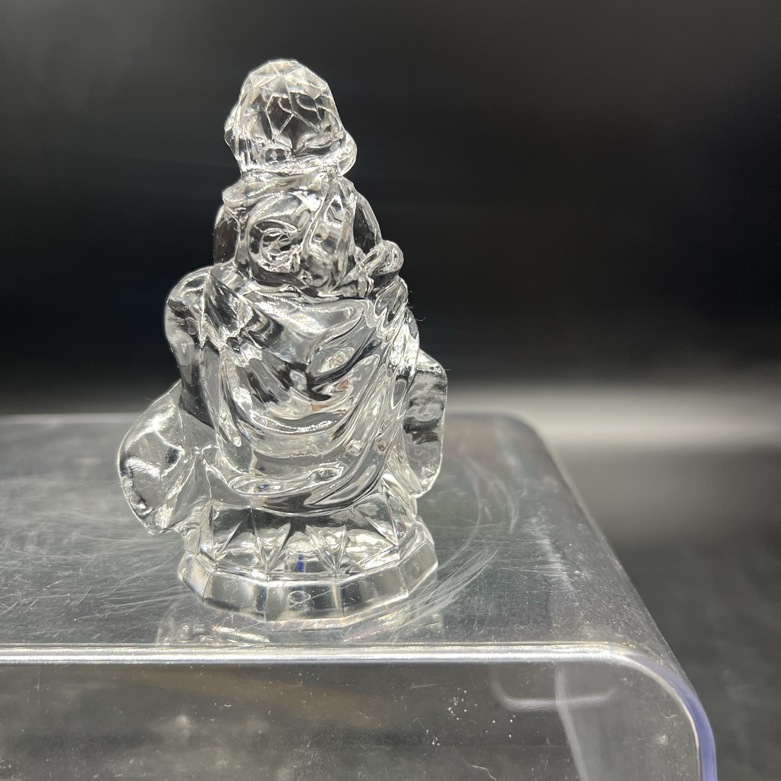 Waterfall Acrylics 69372 Clear Nativity Scene Roman Inc 4 Piece Set