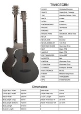 Guitar By Tanglewood, Model TW4CECBN, Acoustic, HIGH QUALITY Normally £399