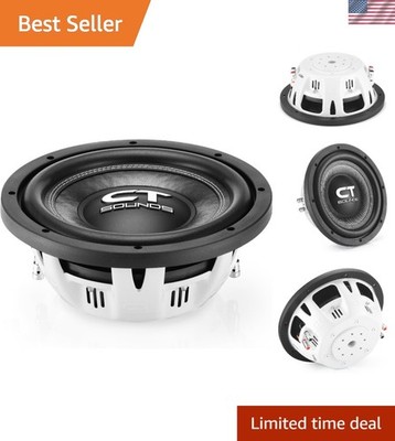 Hydro 10  Dual 4-Ohm 1000-Watt Shallow Mount Car Subwoofer