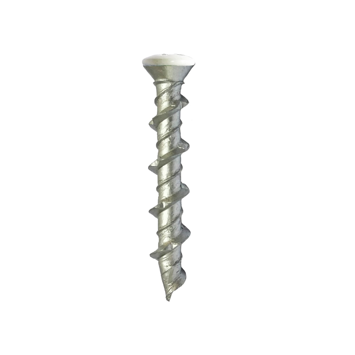 Jcp Fixings Wall Screws Csk Head White Head 5.0 x 50mm - Box of 100