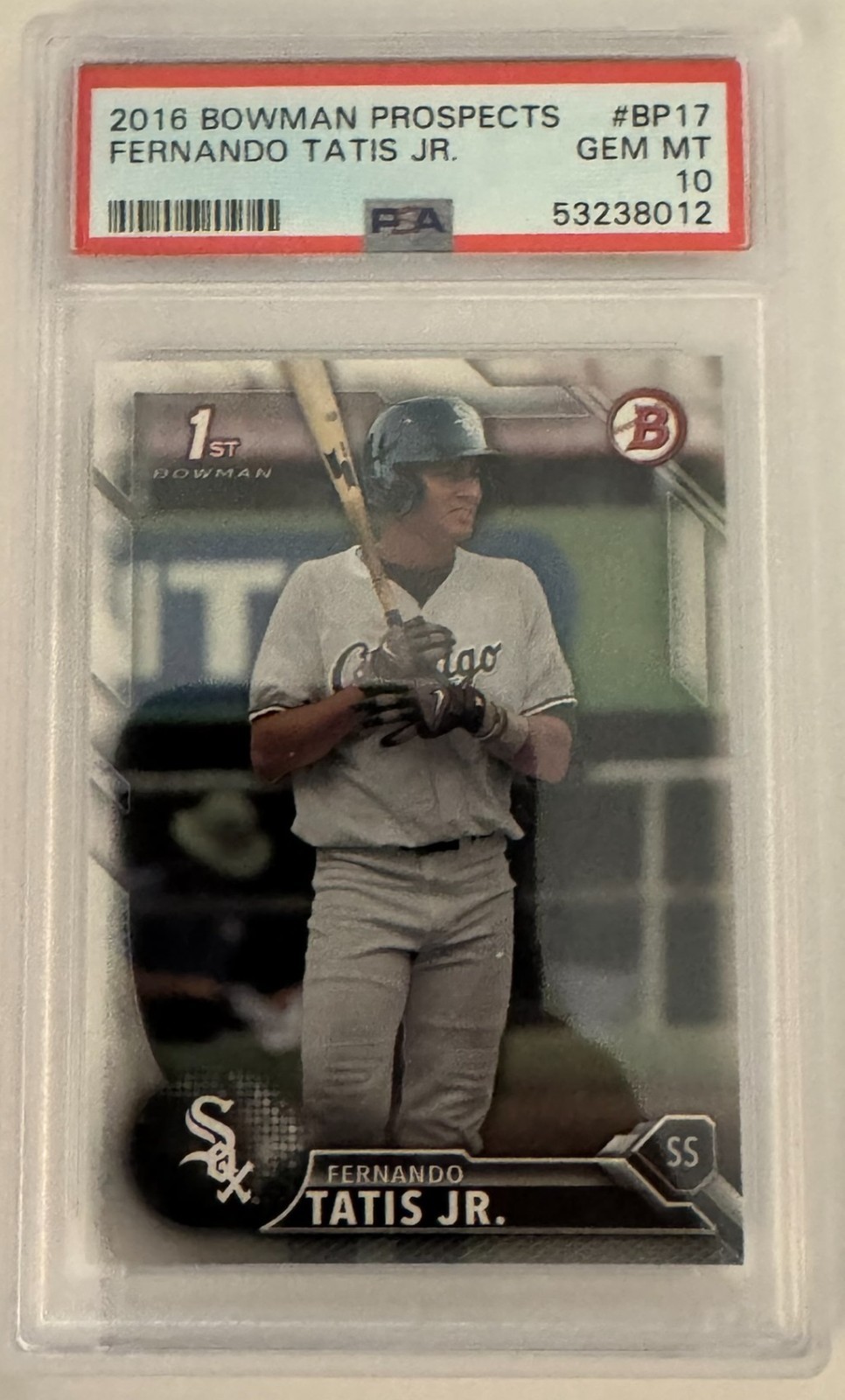 2016 Bowman Prospects #BP17 Fernando Tatis Jr. PSA 10 PADRES
