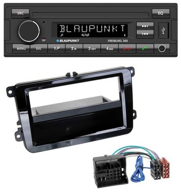 Blaupunkt AUX Bluetooth MP3 USB Autoradio für VW T6 2015-2019 Klavierlack schwar
