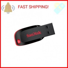 SanDisk 32GB Cruzer Blade USB 2.0 Flash Drive- SDCZ50-032G-B35, Black
