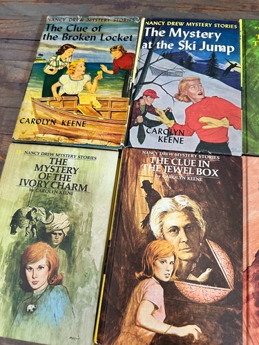 Vintage Nancy Drew Mystery Stories Hardcover Books By Carolyn Keene Mix Titles - Imagen 13 de 16