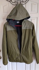 Columbia Boys Glennaker Sherpa Lined Hooded Jacket Olive Green XL 18/20 1954551