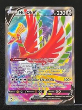 Carte pokémon Ho-Oh V 187/195 EB 12 Tempête Argentée  FRA