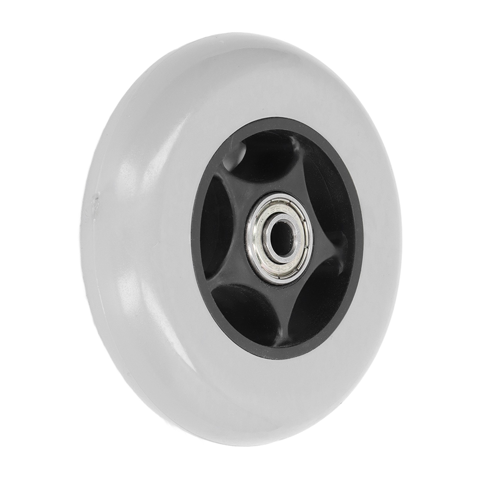 Wheelchair Wheel 4in Rubber Low Noise Walker Caster Replacement Part For Rollato