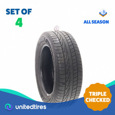Set Of 4 Used 24560r18 Goodyear Assurance Weatherready 105h - 6.5-8.532