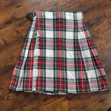 Vintage Children s Kilt; Triminghams Bermuda Dress Stewart Tartan Wrap Kilt