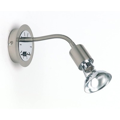 Brilliant Wandleuchte Spot Stella Eisen/Chrom max. 40W E14 Flexarm mit Schalter
