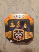WWE PEZ Dispenser Set Includes John Cena, The Rock & Undertaker , 2016 NIP