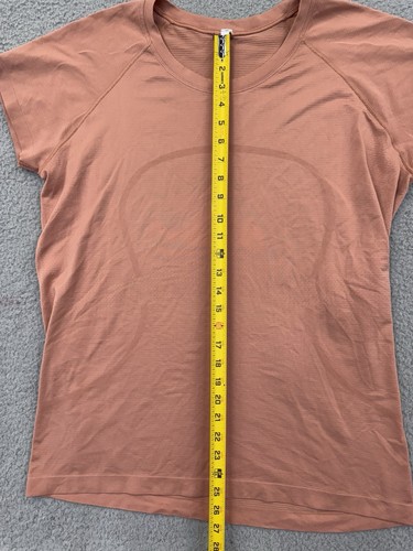 Lululemon Shirt Womens 16 Swiftly Tech Short Sleeve Seamless Run Summer Lulu - Picture 5 of 6