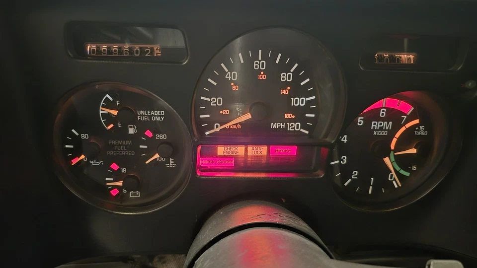 GMC Syclone/Typhoon 1991-93 OE cuadro de instrumentos 25064377 con arnés Foto 4 de 4