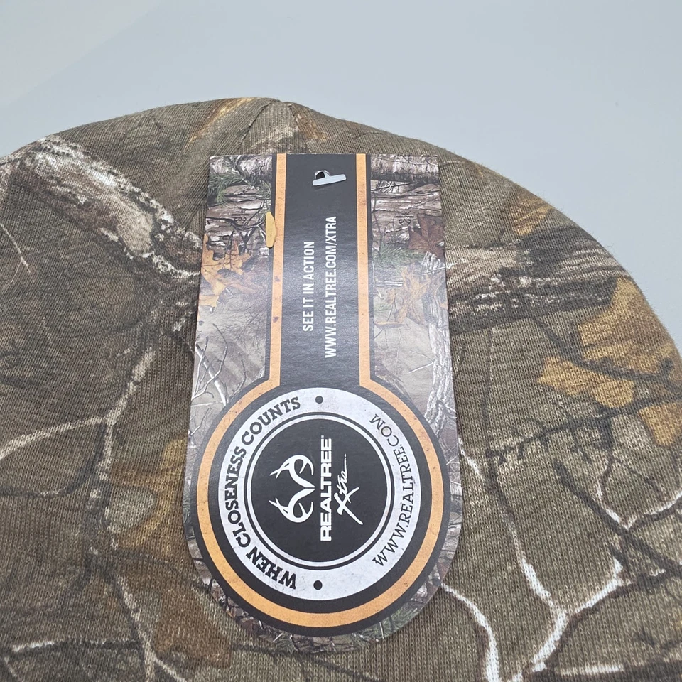 Realtree Xtra Camo Beanie Embroided Logo Eat Hunt Sleep Knit Lined New Tags - Image 3 of 4