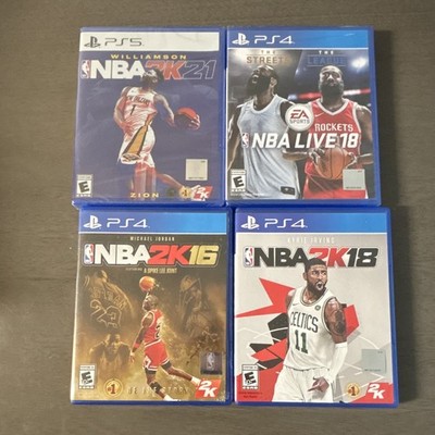 PS5 / PS4 Bundle NBA Basketball PS4/PS5 Games Lot: NBA 2K21, Live 18, 2K16, 2K18
