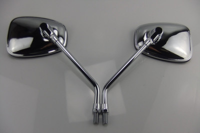 2x Chrom Spiegel für Triumph Motorrad Rechts & Rechts 10mm Gewinde