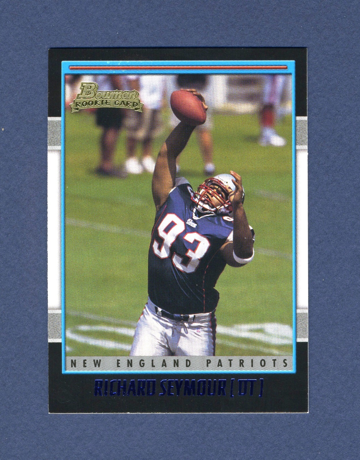 Richard Seymour Rookie Card (RC): 2001 Bowman #167