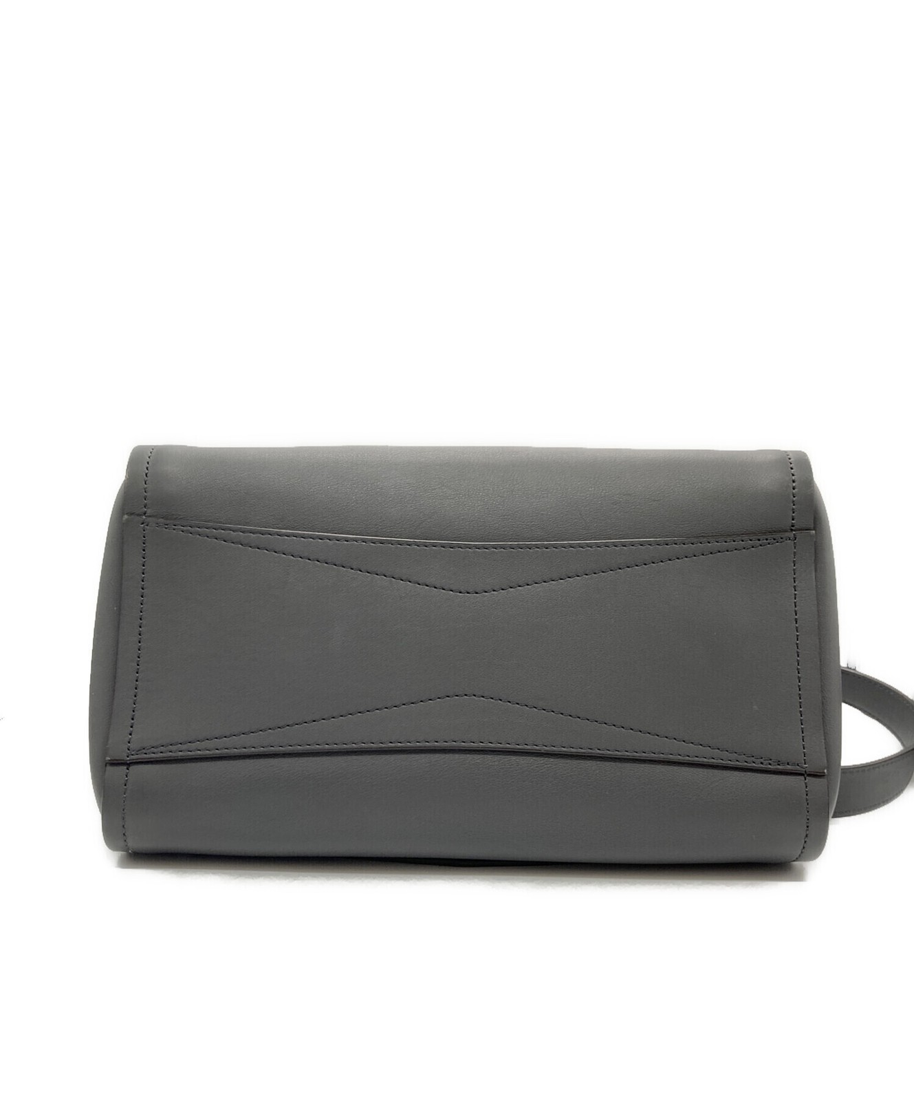 GIVENCHY 2WAY Shoulder Bag Leather Gray Authentic From Japan — image 4