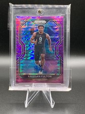 2020 Panini Prizm Football Kristian Fulton Auto Purple Pulsar