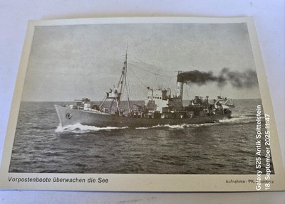 AK Marine WK 2 / Vorpostenboote überwachen die See, Kriegsschiff