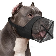 Full Covered Muzzle for Pitbull Bully Rottweiler Medium Large Dogs