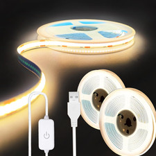 A 5V USB LED Light Strip, COB LED Strip Lights, Warm 5V LED Lights, Small LED St