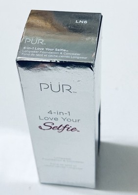 PÜR 4-in-1 Love Your Selfie Longwear Foundation & Concealer, LN6