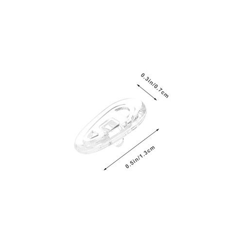 20 Paar Brillen Nasenpads Slip Silikon Nasenstütze für Brillen - Bild 11 von 12