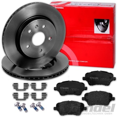 brembo BREMSSCHEIBEN 278mm + BELÄGE VORNE passend für FORD FIESTA 6 VI + B-MAX