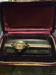 Vintage LADIES WATCH BULOVA 10K ROLLED GOLD PLATE  in case works
