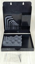 Bondhus 15pc Hex L-Wrench Set .028-3/8" Metal Case Made in USA Allen 12344