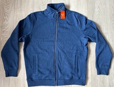 Image of Superdry New Men’s Regular Fit 3XL Blue Zip Up Jacket RRP £49.99