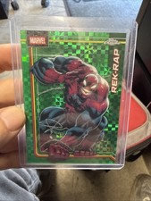 2026 Topps Chrome Marvel Comics Rek-Rap #95 Green Xfractor /99