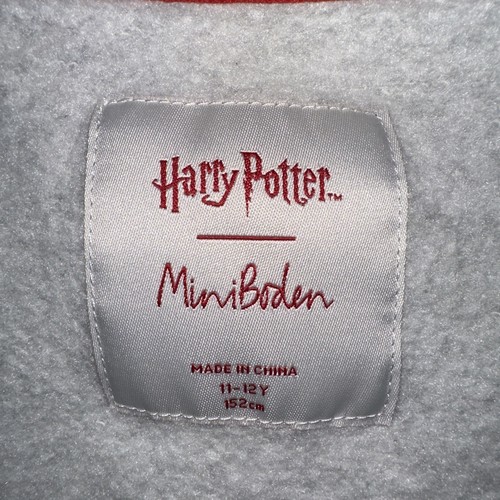 Mini Boden Harry Potter 07 Hoodie Sweatshirt Size 11-12 Y Boys Wizarding World - Picture 19 of 24