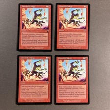 Set of x4, MTG Downhill Charge Nemesis Regular Magic The Gathering