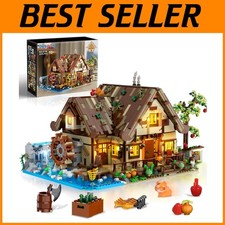 Realistic Wooden Cabin Building Blocks for All Ages