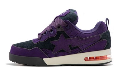 A BATHING APE FLIP STA #1 1M30 191 318 Purple Men Unisex Leather