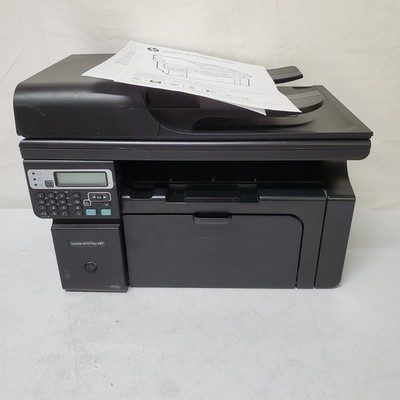 HP LaserJet M1217nfw MFP Black & White Printer NO TONER All-In-One Wi-Fi Network
