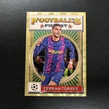 Marketplace image: 2021-22 Topps Finest Flashbacks UEFA Ferran Torres Superfractor 1/1 Barcelona