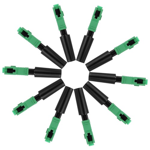 10Pcs Ftth Embedded Connector SC / GrüNer Kunststoff-Lichtwellenleiter7685
