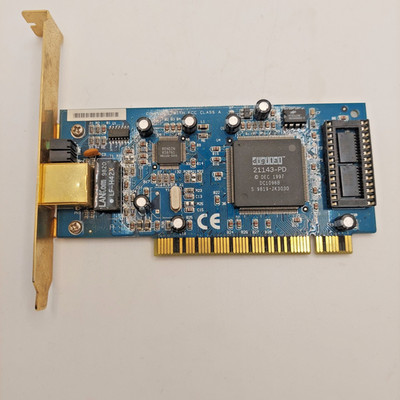 PCI Netzwerkkarte Ethernet Lan Digital 10/100 Mbit/s vergoldetes Slotblech