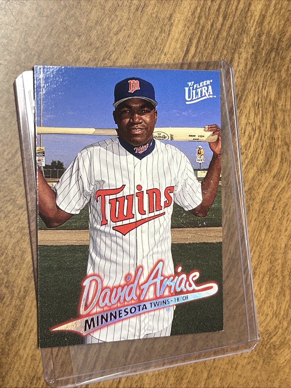 1997 Fleer Ultra #518 David Ortiz (Arias) Big Papi Twins Red Sox Rookie RC