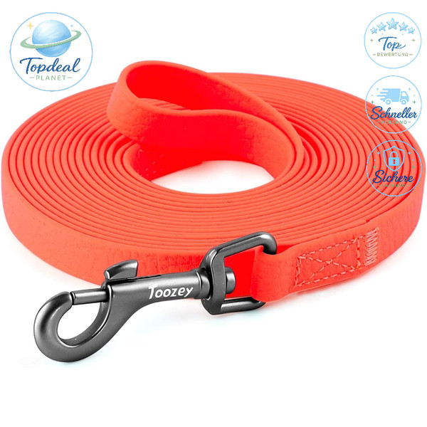 Schleppleine FüR Hunde 5M-20M Wasserdicht Robuste ReißFeste Trainingsleine Neon-image