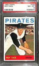 1964 TOPPS #539 ROY FACE PSA 8 NM-MT 16369870 