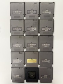 Untested - Lot Of 15 NES Nintendo Wholesale Dragon Warrior Simpsons Ikari 2